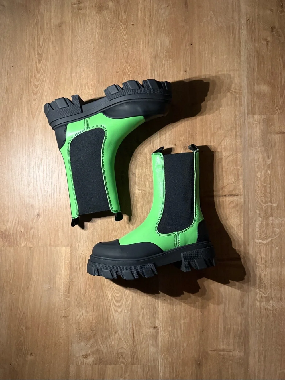 GANNI mid calf boot